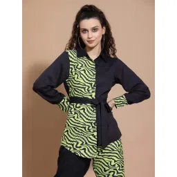 KASSUALLY Green Printed Shirt-picture-21