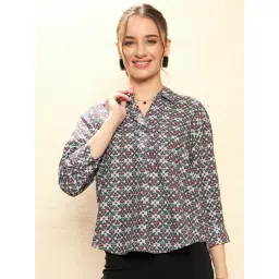 KASSUALLY Green Printed Top-picture-29