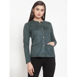 KASSUALLY Green Relaxed Fit Tailored Jacket-picture-40