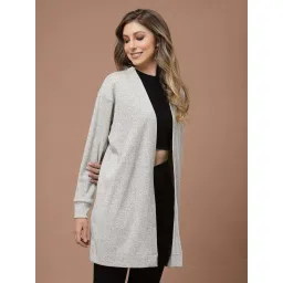 KASSUALLY Grey Printed Shrug image 4