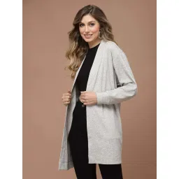 KASSUALLY Grey Printed Shrug image 3