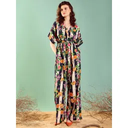 KASSUALLY Multicolor Floral Print Jumpsuit-picture-10