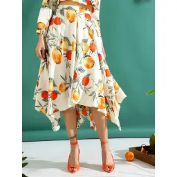 KASSUALLY Multicolor Printed Skirt-picture-13