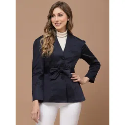 KASSUALLY Navy Relaxed Fit Blazer-picture-28