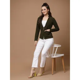 KASSUALLY Olive Relaxed Fit Blazer image 4