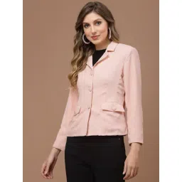 KASSUALLY Peach Relaxed Fit Blazer-picture-46