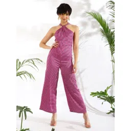 KASSUALLY Pink Printed Jumpsuit-picture-14