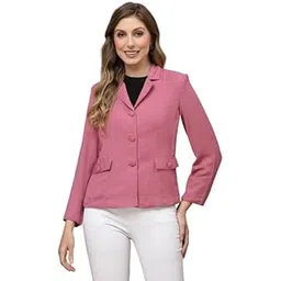 kassually Women Blazer Women Notched Lapel Single-Breasted Blazer-picture-45