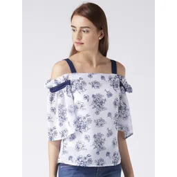 KASSUALLY Women Floral Printed Off-Shoulder Regular Top-picture-36