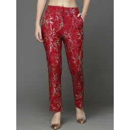 KASSUALLY Women Printed Trousers-image-43