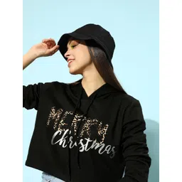 KASSUALLY Women Stylish Black Typography Christmas Update Sweatshirt-picture-17