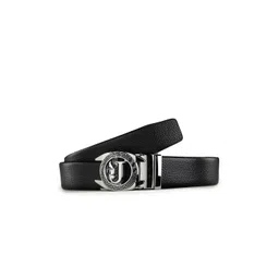 Kastner Men Black & Silver-Toned Textured Belt-picture-29