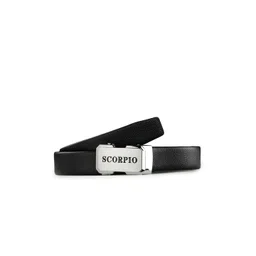 Kastner Men Black Solid Scorpio Belt-picture-31