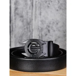 Kastner Men Black Textured Belt-picture-37