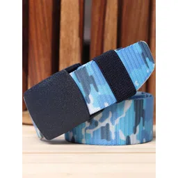 Kastner Men Blue & Grey Camouflage Printed Canvas Belt-picture-17
