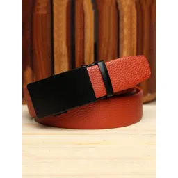 Kastner Men Textured Slider Buckle Synthetic Leather Formal Belt-picture-21