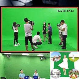 Kate 8x12 green screen clip backdrop for background. Reflector-picture-26