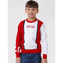 KATE & OSCAR Boys Colourblocked Fleece Sweatshirt-picture-35