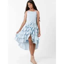 Kate & Oscar Kids Blue Regular Fit Dress-picture-21