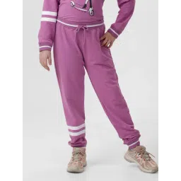 Kate & Oscar Unisex Purple Printed Joggers-picture-15