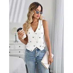 kateclo Printed Women Waistcoat-picture-17