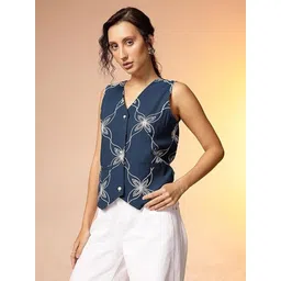 kateclo Printed Women Waistcoat-picture-44