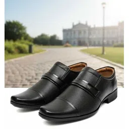 katenia Brown Office Wear & Party Wear Semi Formal shoes Slip On Slip On For Men-picture-14