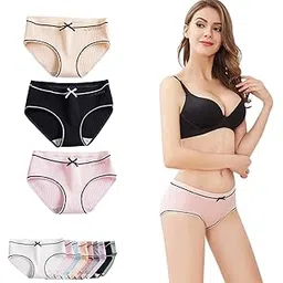 kaththai Anti Bacterial Super Combed Cotton Panty for Women Hipster, Moisture Wicking Soft & Breathable Underwear Panties (Free Size)(Waist:26 to 34Inch)-picture-47