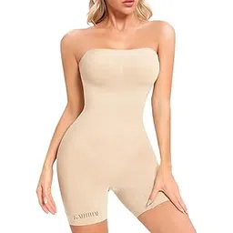 kaththai Women’s Full Body Shapewear Strapless Bodysuit - Compression Thong Bodysuit for Tummy Control, Slimming & Sculpting - One Size (Fits 30-39 Inches)-picture-17