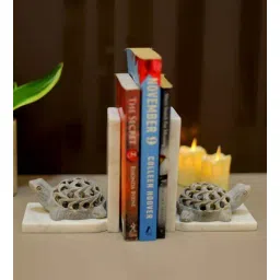 katkaria creations Turtle Marble Bookends Set-picture-40