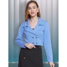 KATLINE Relaxed-Fit Double-Breasted Blazer-picture-29