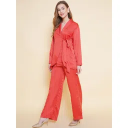 KATLINE Tie-Up Top With Trouser Co-Ords-picture-30