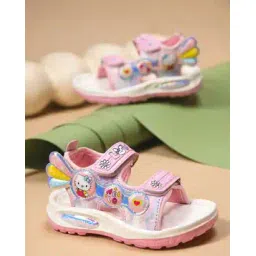 kats Girls Flat Sandals with Velcro Fastening-picture-11