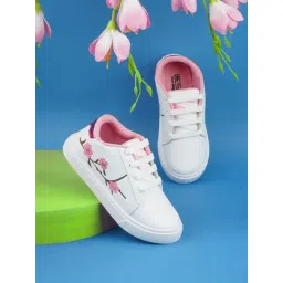 KATS Kids White MK Printed Sneakers-picture-18