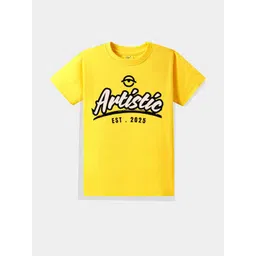 KAVEE Boys Printed Cotton Half Sleeve T-shirt-picture-27