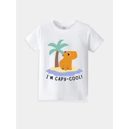 KAVEE Boys Printed Cotton Half Sleeves T-shirt-picture-26