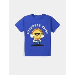 KAVEE Boys Printed Cotton Half Sleeves T-shirt-picture-18