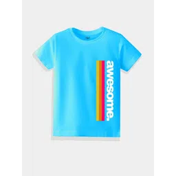 KAVEE Boys Printed Pure Cotton Bio Finish T-shirt-picture-49
