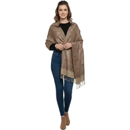 KAVIM Women Paisley Woven Design Shawl-picture-38