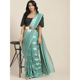 KAVINDI Striped Sequinned Saree-picture-25
