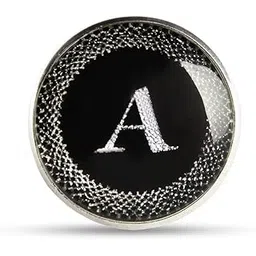 kavove Black Colored Alphabet Lapel Pin-picture-29