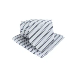 kavove KOVOVE Men Blue Polka Dot Printed Tie & Pocket Square-picture-22