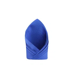 kavove KOVOVE Men Blue Self-Design Pocket Square-picture-20
