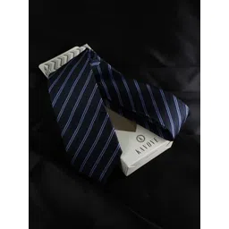 kavove KOVOVE Men Blue Striped Broad Tie-picture-34