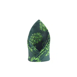 kavove KOVOVE Men Green & Grey Printed Pocket Square-picture-24