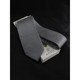kavove KOVOVE Men Grey Printed Broad Neck Tie-picture-18