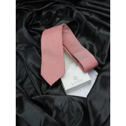 kavove KOVOVE Men Maroon Checked Broad Tie-picture-21