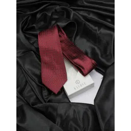 kavove KOVOVE Men Maroon Printed Broad Tie-picture-17