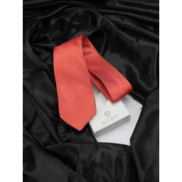 kavove KOVOVE Men Red Checked Broad Tie-picture-27
