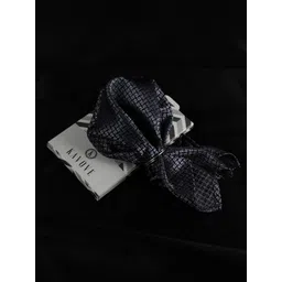 kavove KOVOVE Men Silver-Colored Abstract Printed Pocket Square-picture-37